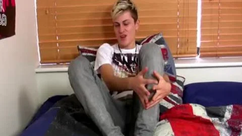 Skylar West Plays With His long pecker And nails His butthole